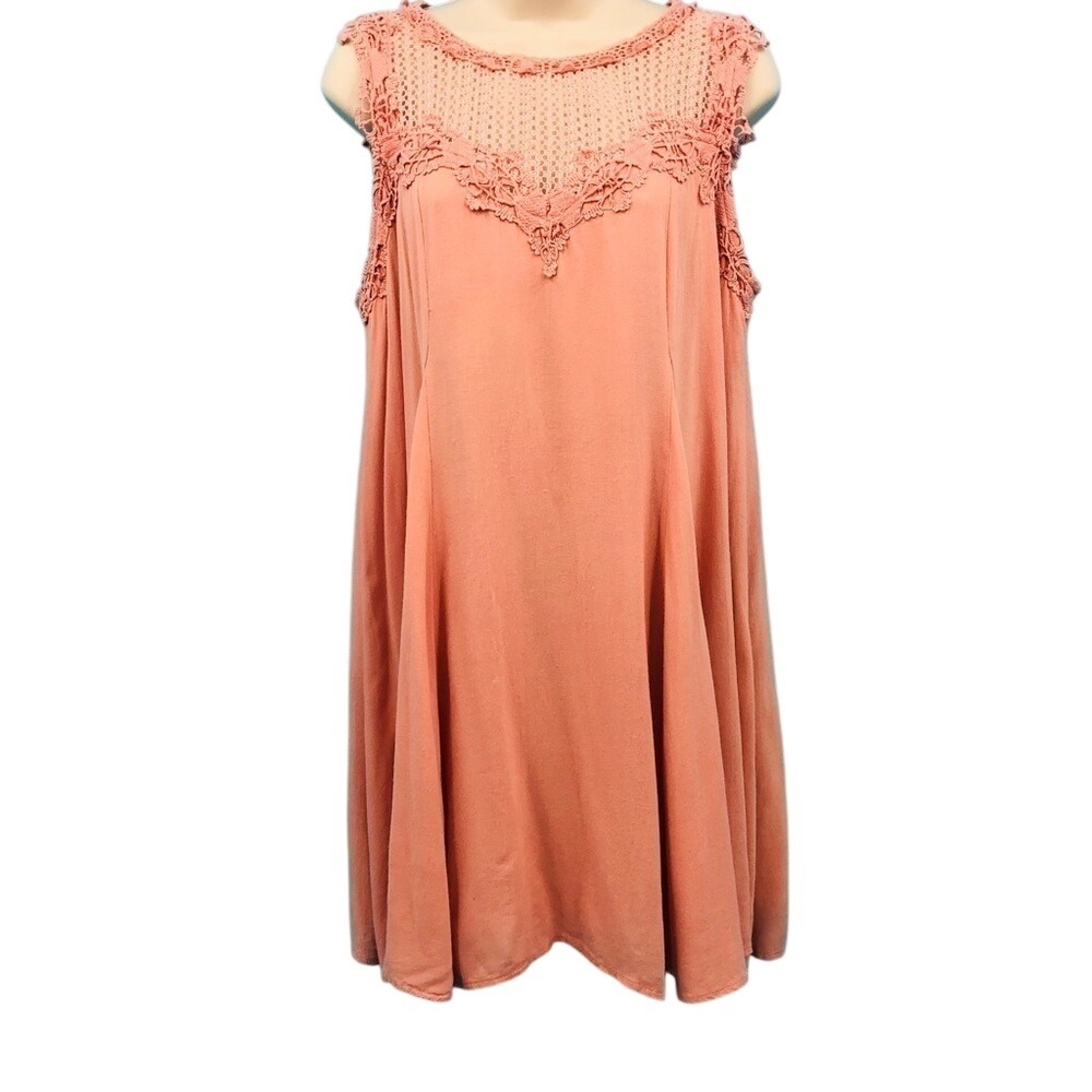 Entro Women's pink sleeveless dress size‎ large